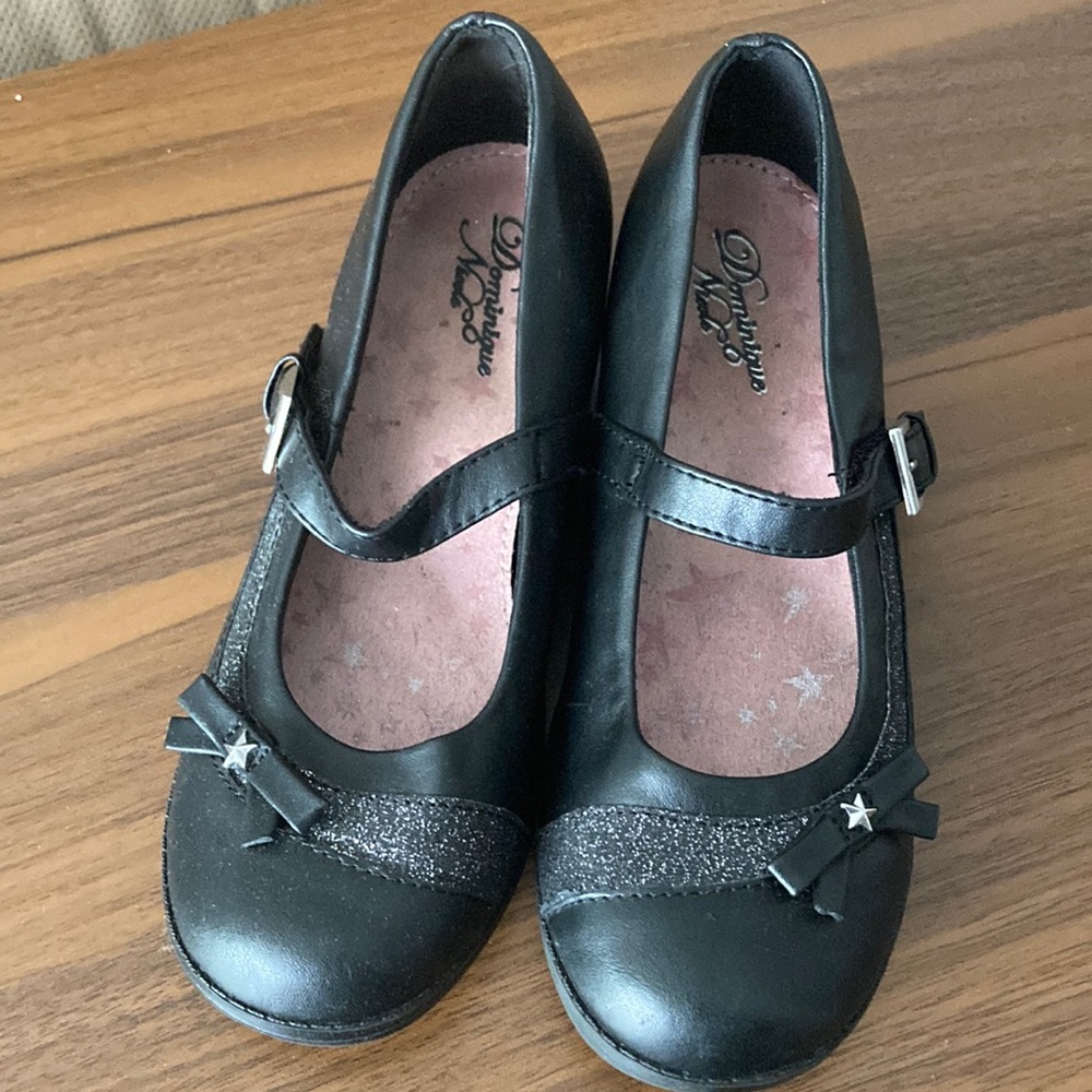 Kid wedge shoes